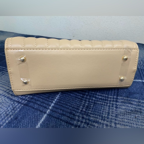 Bebe Rowan SM Top Handle Crossbody - Beige - Picture 6 of 13